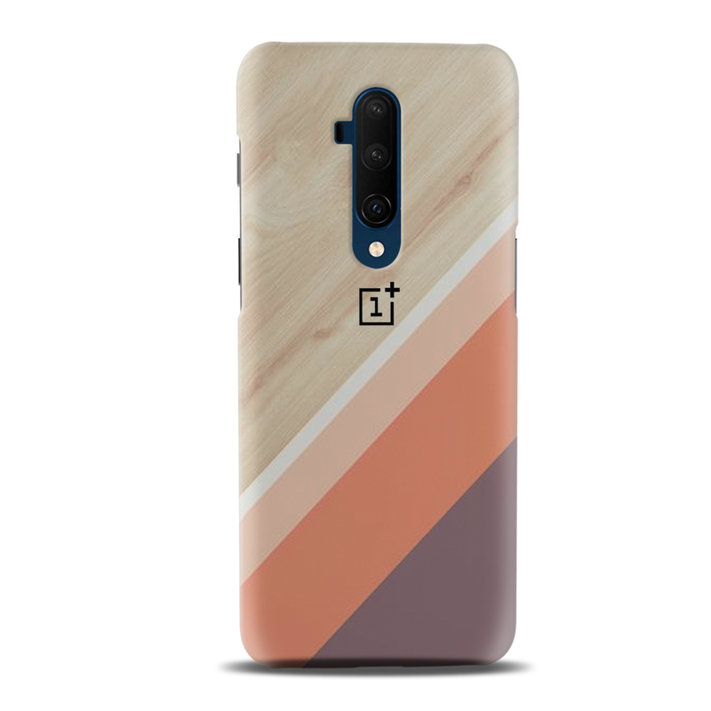 Wooden Pattern Mobile Case Cover For Oneplus 7t Pro