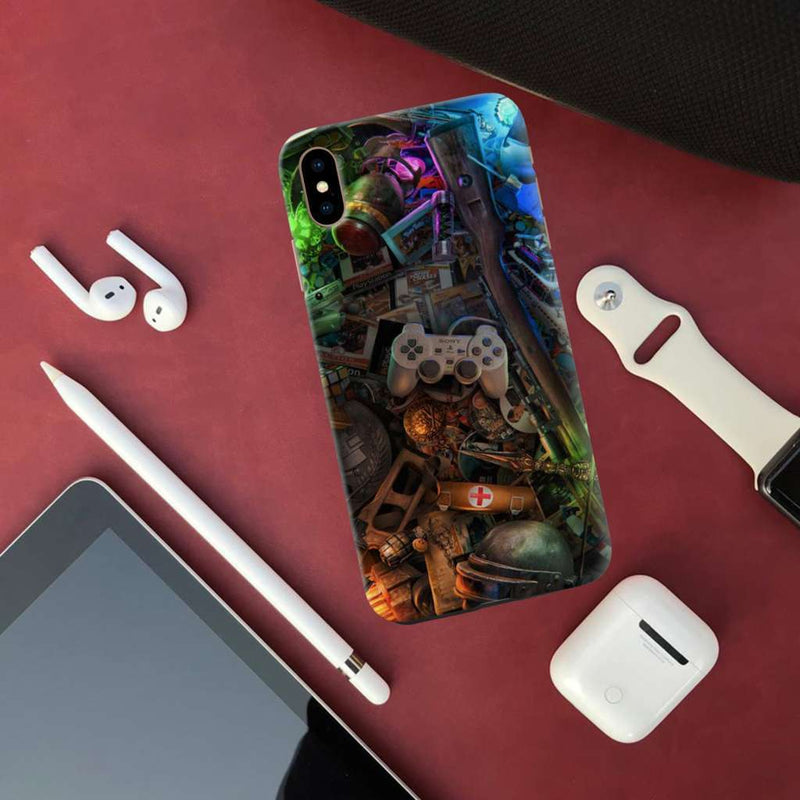 Gaming Pattern Mobile Case Cover For Iphone XS MAX