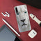 White Lion Portrait Pattern Mobile Case Cover For Galaxy A30S