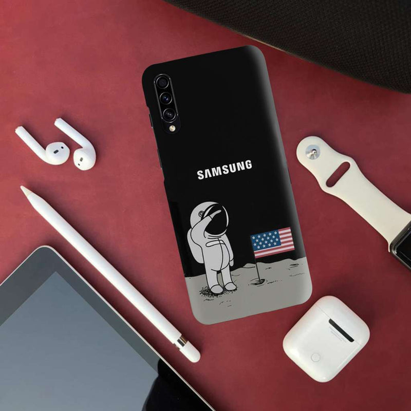 USA Astronaut Pattern Mobile Case Cover For Galaxy A50S