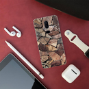 Wood Pieces Pattern Mobile Case Cover For Oneplus 6