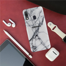 Light Grey Marble Pattern Mobile Case Cover For Galaxy A20