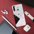 Pink Black & White Marble Pattern Mobile Case Cover For Redmi Note 8