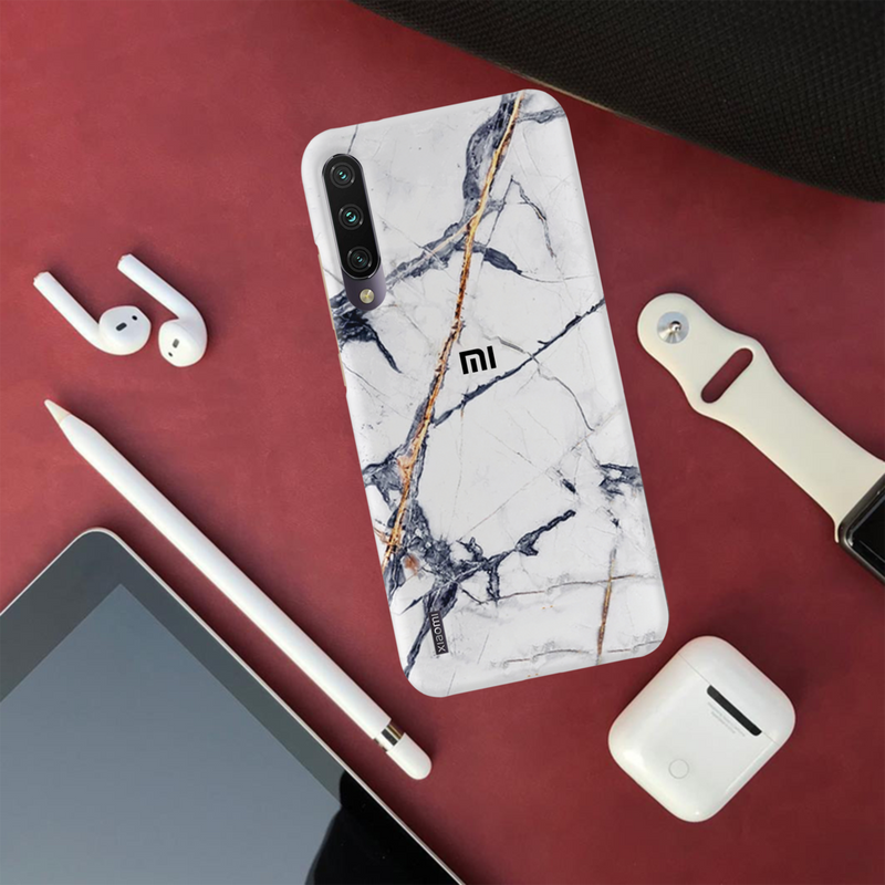 White Marble Pattern Mobile Case Cover For Redmi A3