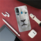 White Lion Portrait Pattern Mobile Case Cover For Galaxy M30s