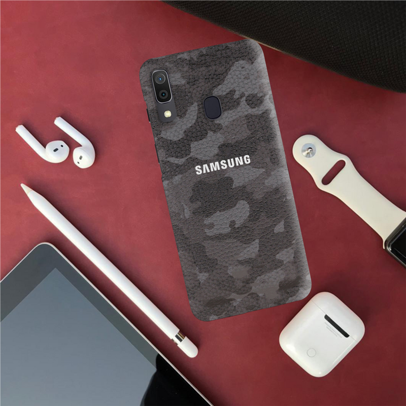 Camo Distress Pattern Mobile Case Cover For Galaxy A20