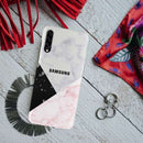 Pink Black & White Pattern Mobile Case Cover For Galaxy A50