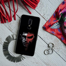 Red Skull Face Pattern Mobile Case Cover For Oneplus 6