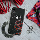 Snake in Galaxy Pattern Mobile Case Cover For Iphone XS MAX