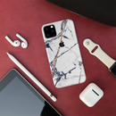 White Marble Pattern Mobile Case Cover For Iphone 11 Pro Max